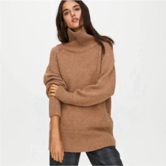 The Group by Babaton Aritizia
Day Off Turtleneck in Camel Size Small 100% Alpaca - Picture 5 of 15